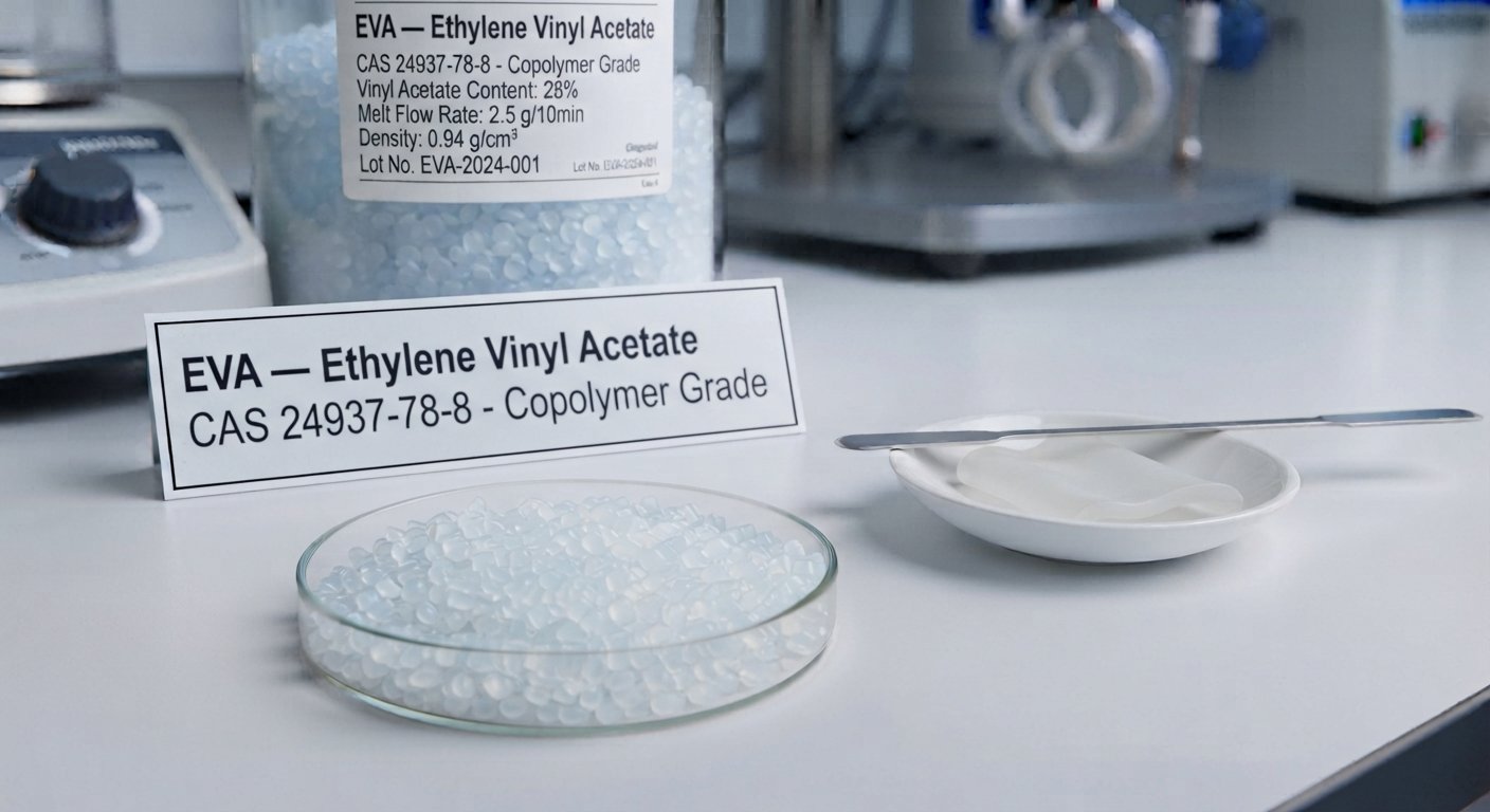 EVA polymer pellets for industrial processing applications